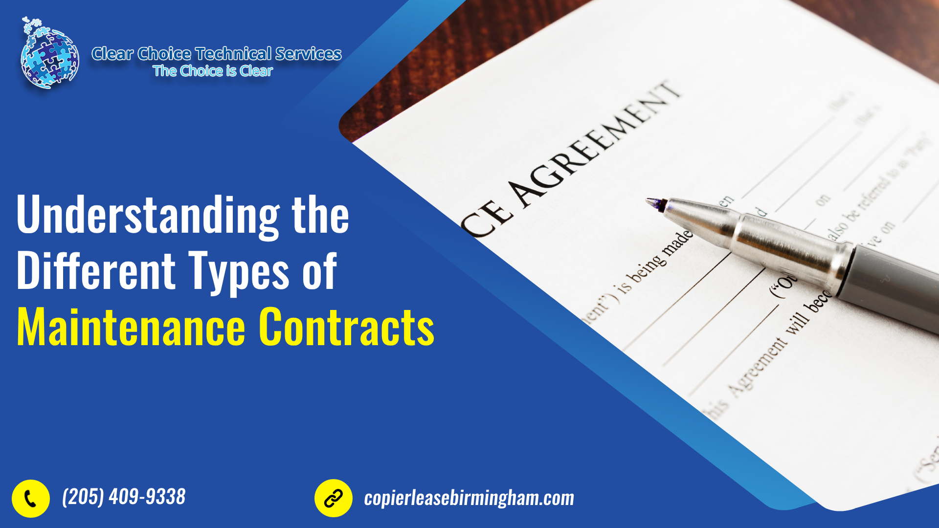 Understanding the Different Types of Maintenance Contracts