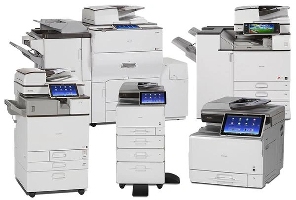Fleet of Ricoh multifunction business copiers for lease in Birmingham and the Jefferson County service area