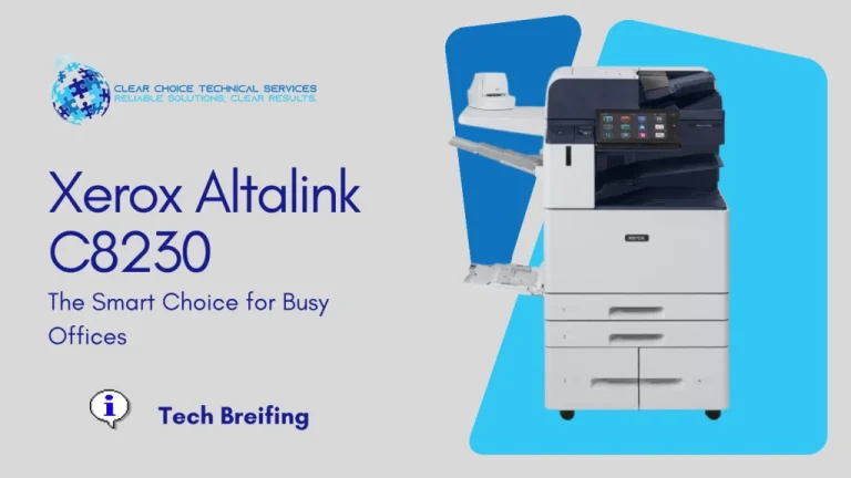 Xerox AltaLink C8230 multi-function printer with high-capacity trays at 2300 Brookhill, Birmingham, AL.